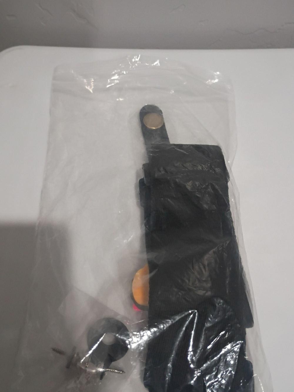 Black Guitar Strap With Accessories